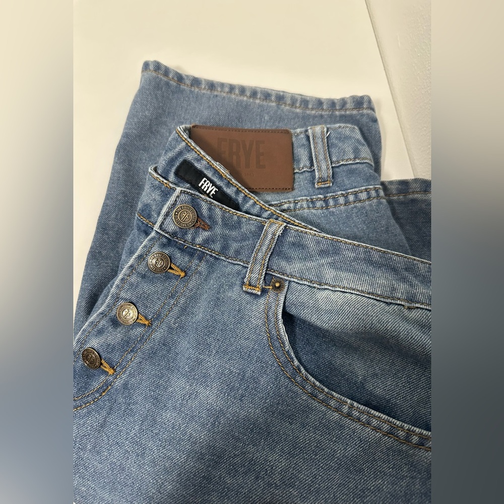 Frye Wide Leg Low/Mid Rise Jeans NWOT